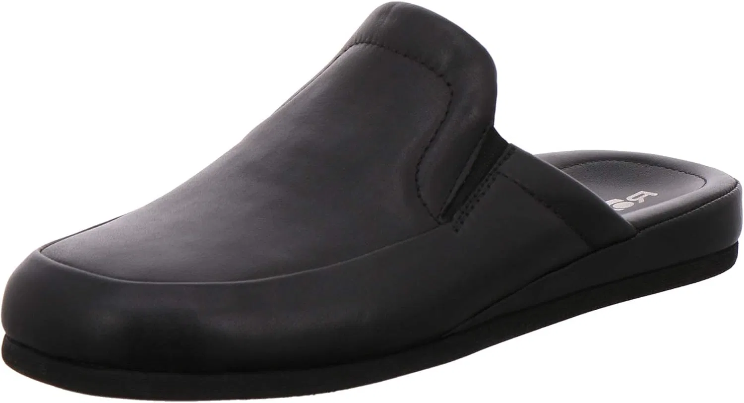 Rohde Varberg 6607-48 Мужские тапочки кожаные, 90 Black