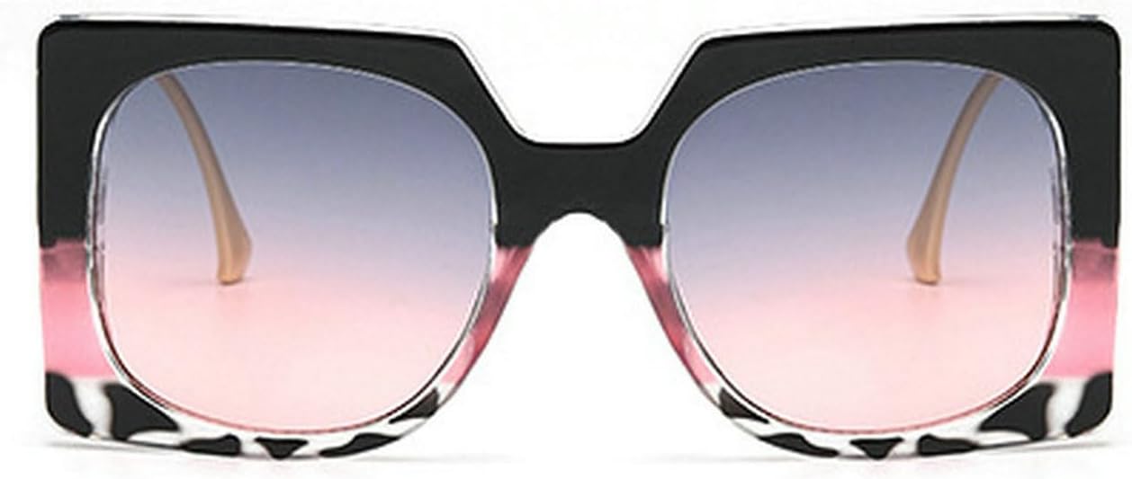 

Laureles Модные большие квадратные солнцезащитные очки для женщин в стиле ретро для вождения и рыбалки, с леопардовым принтом, для мужчин, с защитой от УФ-излучения UV400, C3