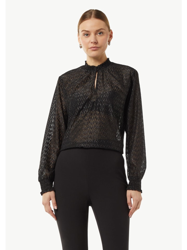 

Блуза comma CI Bluse langarm, черный
