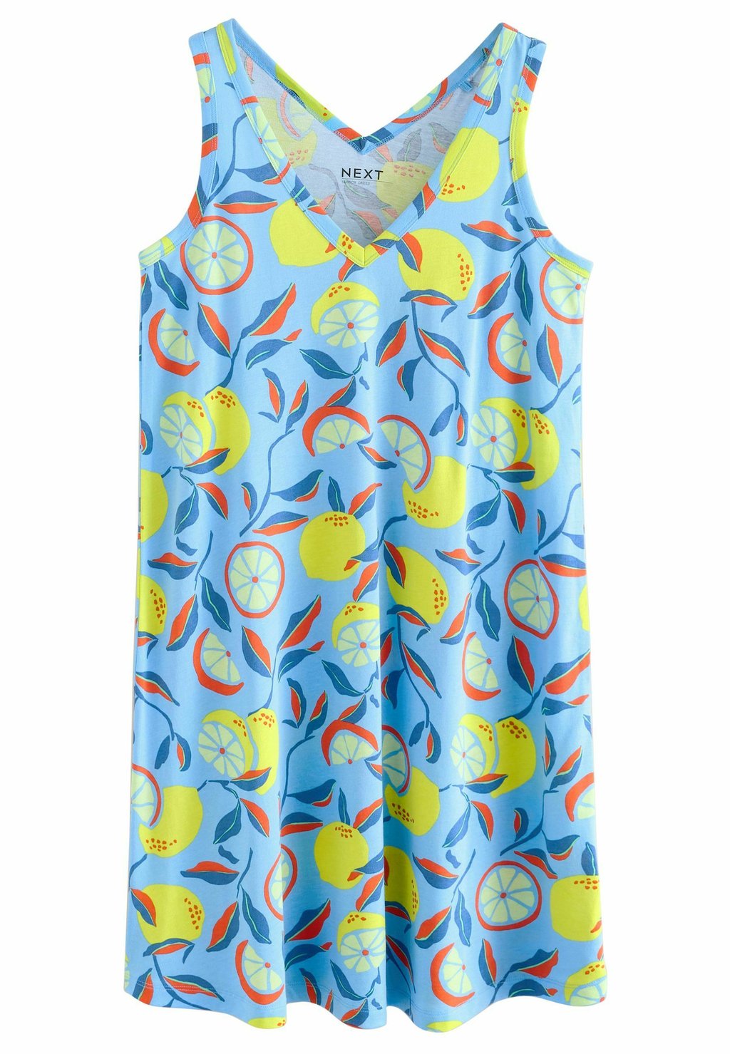 

Платье из джерси SLEEVELESS V-NECK SLOUCH Next, синий