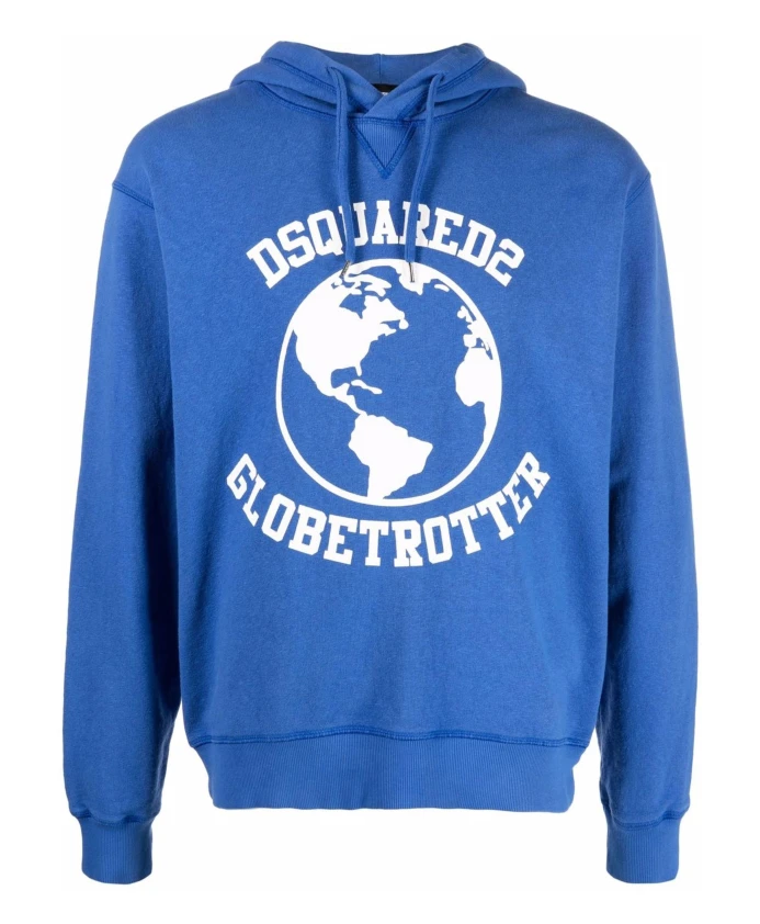 Толстовка Globetrotter Dsquared2, синий