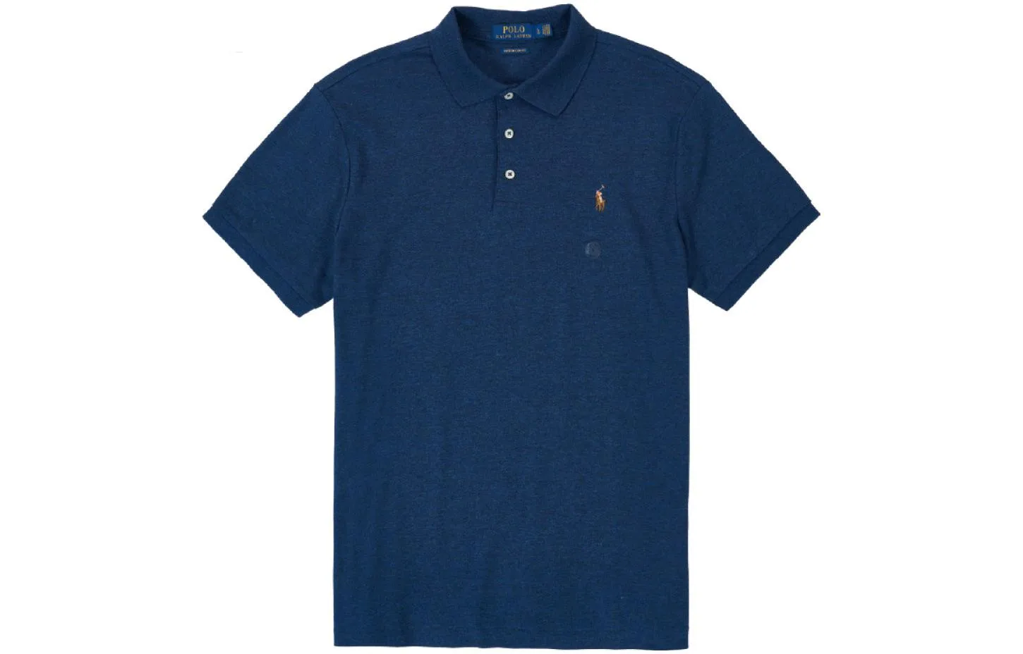 Polo Ralph Lauren Футболка-поло FW24 мужская синяя — фото 3