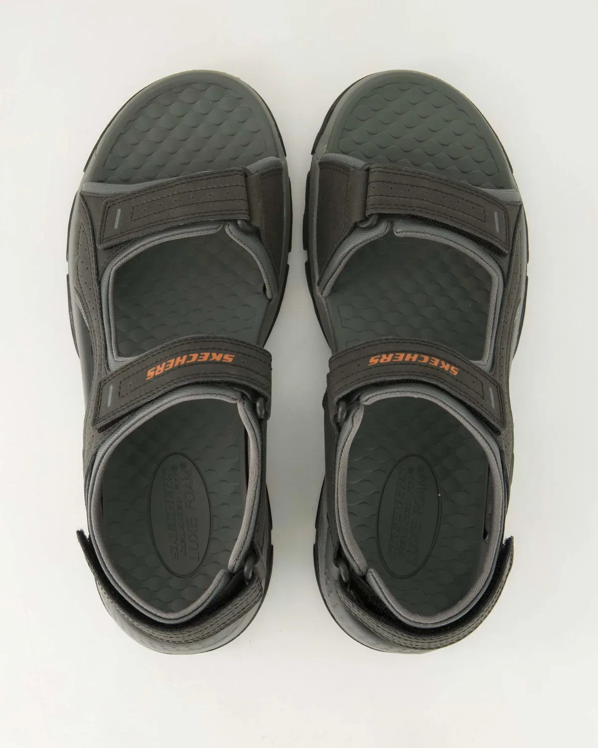 Сандалии синтетические Skechers, черный — фото 4