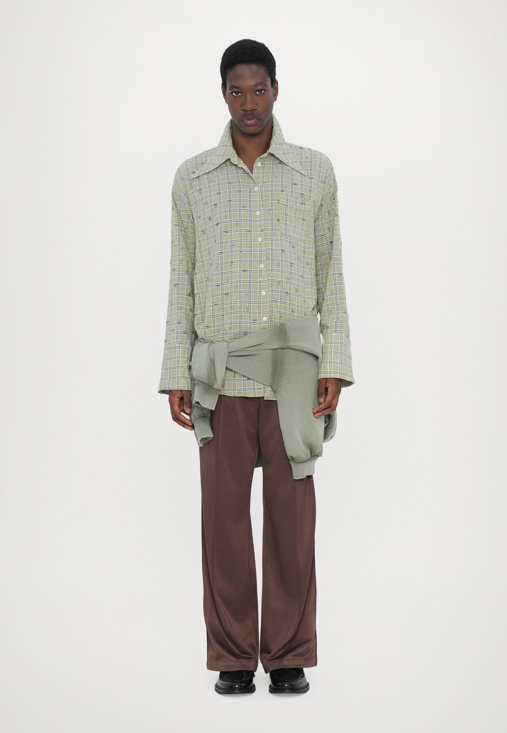 

Рубашка BUTTON UP UNISEX - Button-down blouse AVAVAV, зеленый