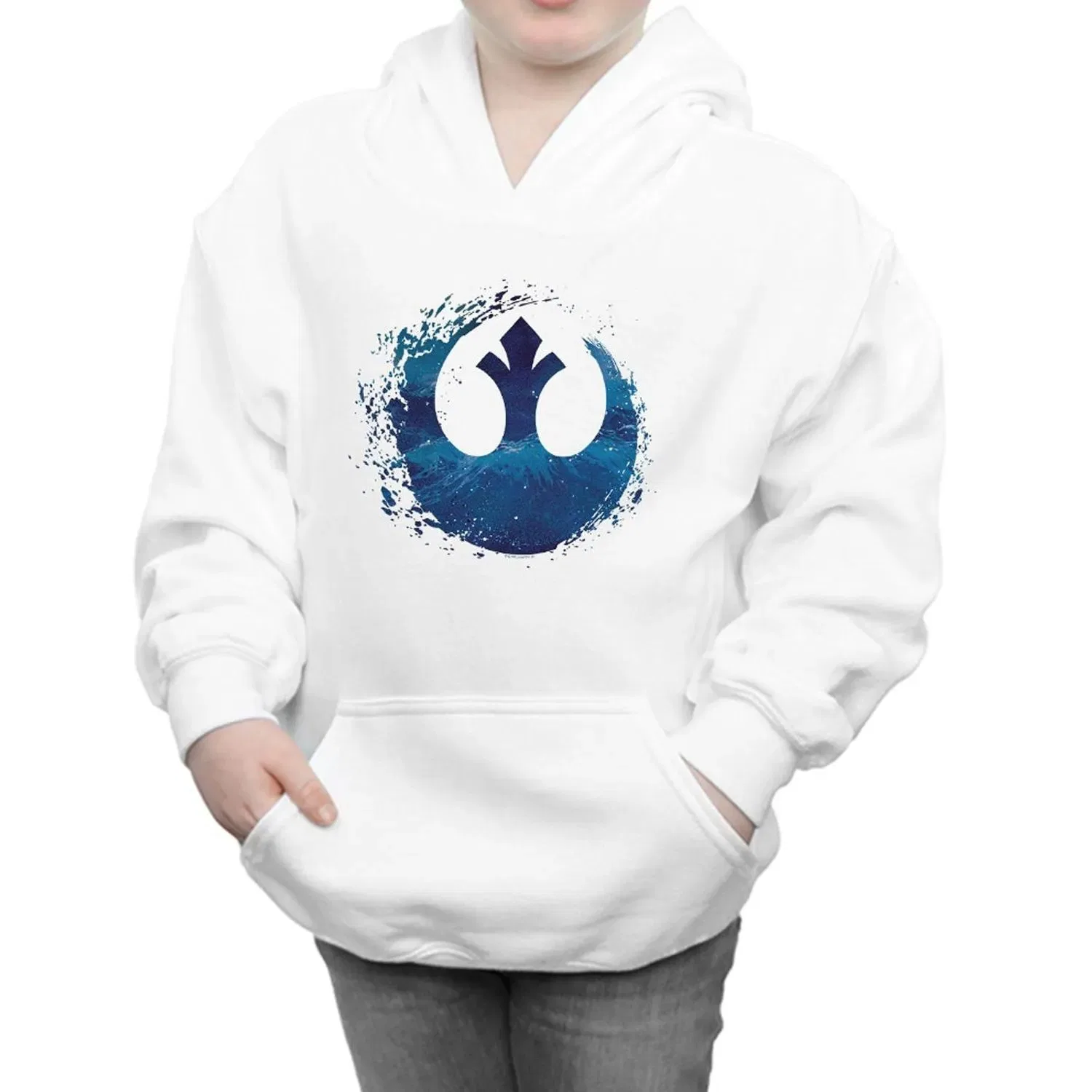 Худи с принтом Resistance Symbol Disney, белый — фото 3