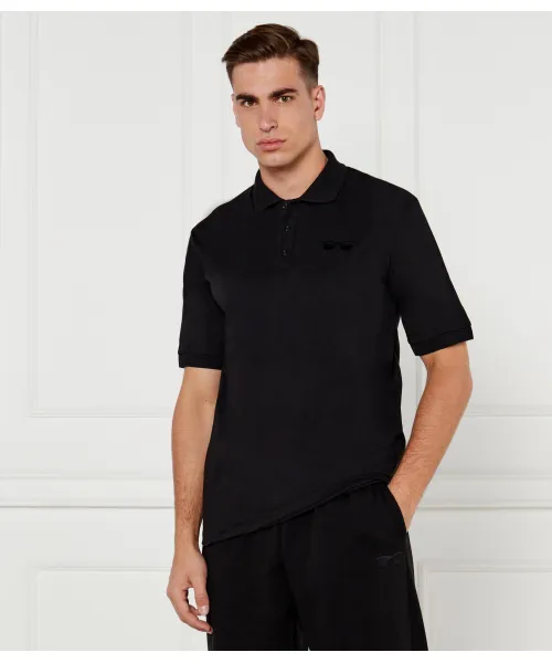 

Футболка поло Regular fit Karl Lagerfeld, черный