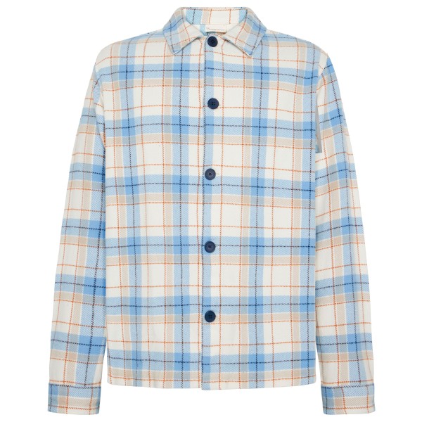 

Рубашка из плотной фланели в крупную клетку Knowledgecotton Apparel, синий