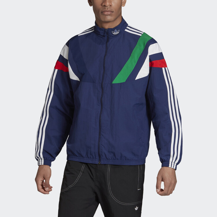 Куртка мужская темно-синяя Adidas Originals, темно-синий — фото 3