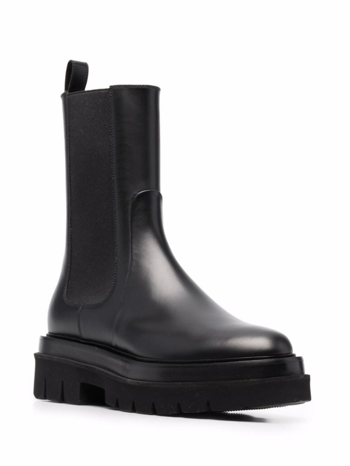 Santoni ботинки на массивной подошве, черный — фото 2