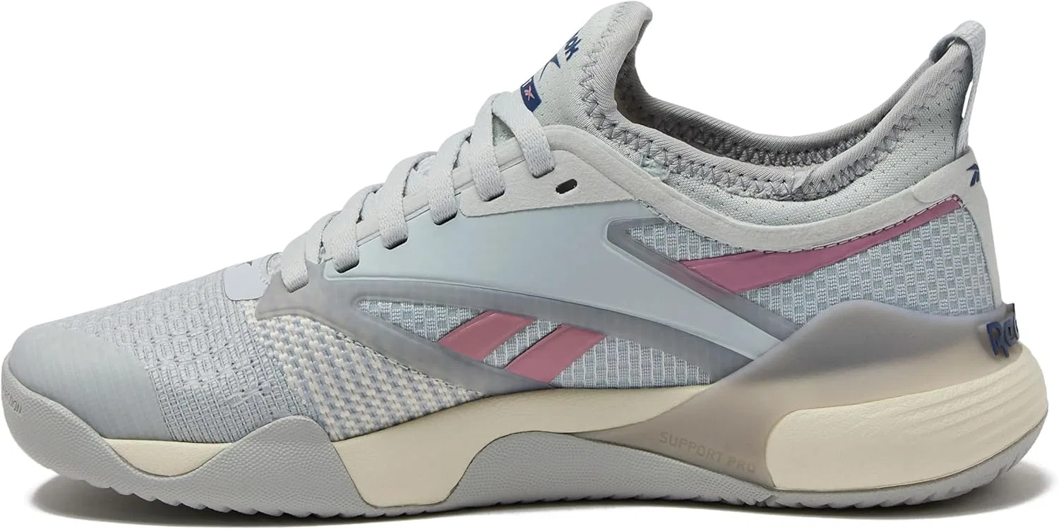 Кроссовки для корта Reebok Nano Court, Moon/Vintage Chalk/Dusty Rose — фото 3