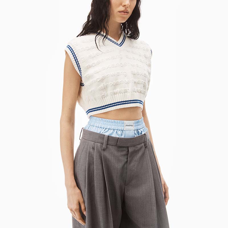 

Футболка-майка женская Alexander Wang, экрю
