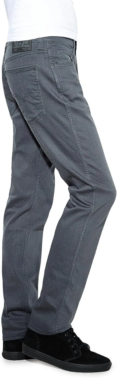 Джинсы Slim Fit Levi's, серо-черный 3D стрейч — фото 3
