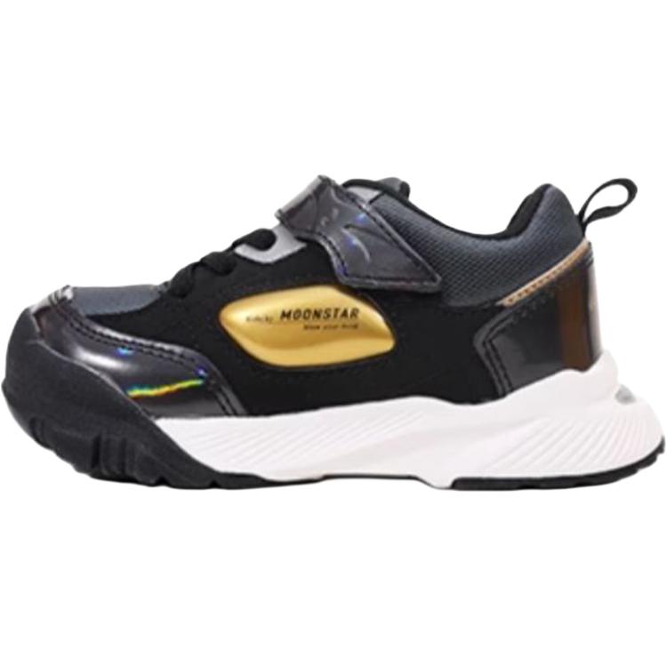 

MoonStar Антиударные и устойчивые к истиранию низкие детские повседневные кроссовки Black для детей 3-7 лет