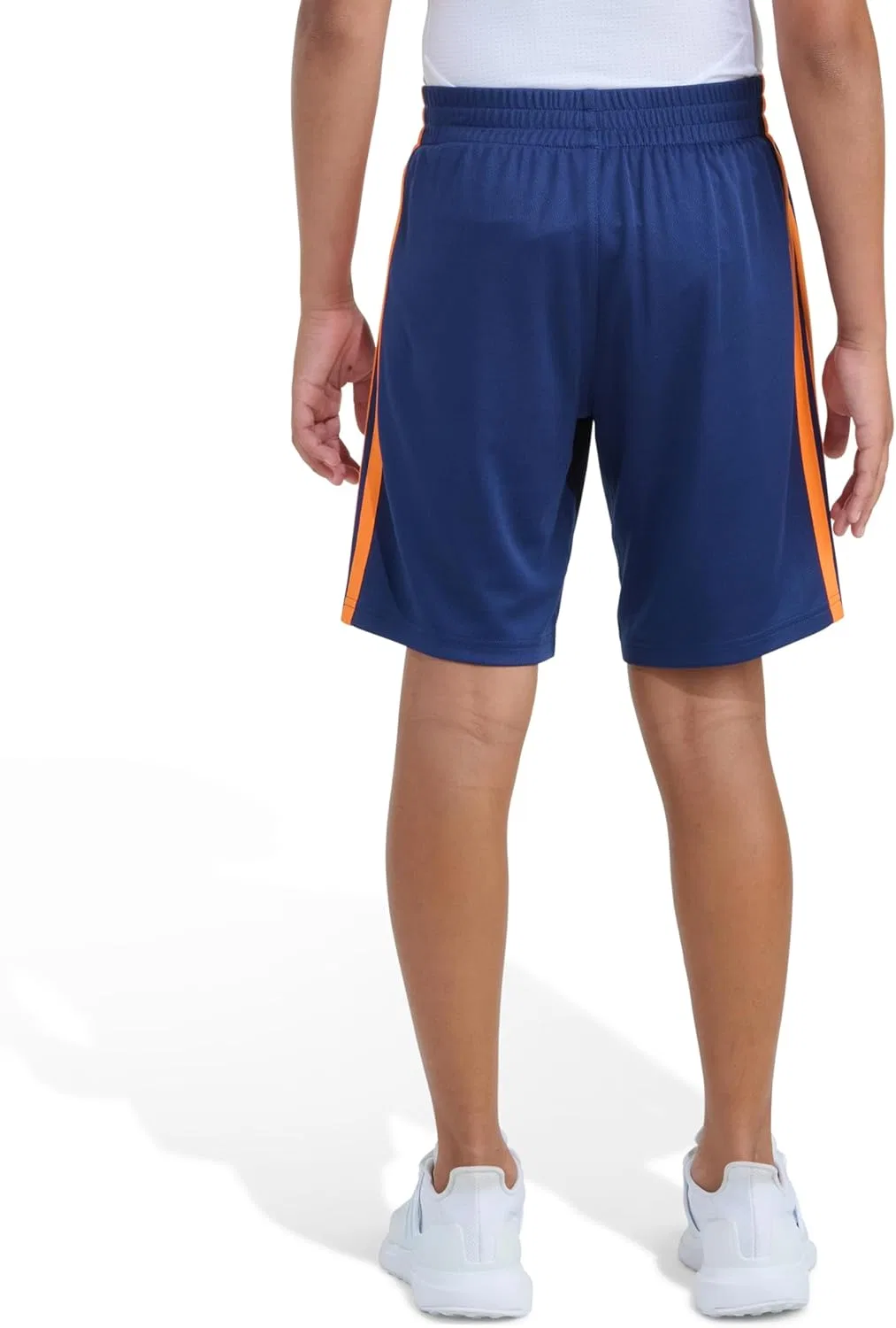 Шорты Athletic Mesh Shorts, adidas, Navy With Bright Orange — фото 2