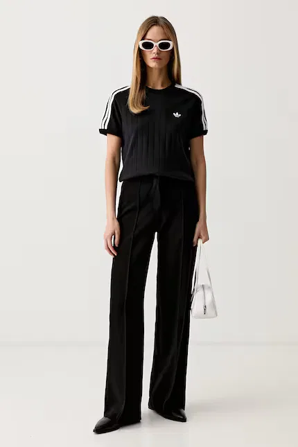 Футболка с коротким рукавом классическая Adidas Originals, черный — фото 2