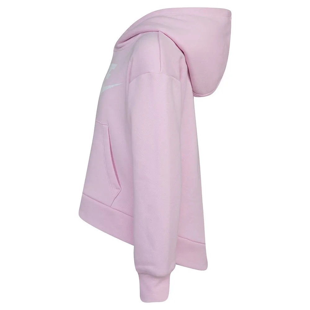Толстовка Nike Club Fleece High Low, розовый — фото 3