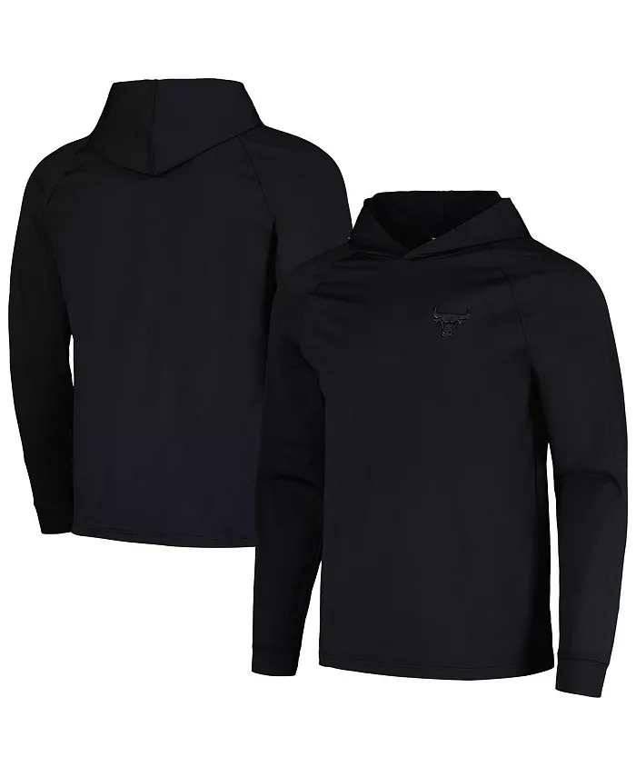 

Мужская черная худи-футболка с длинным рукавом Chicago Bulls Performance LevelWear
