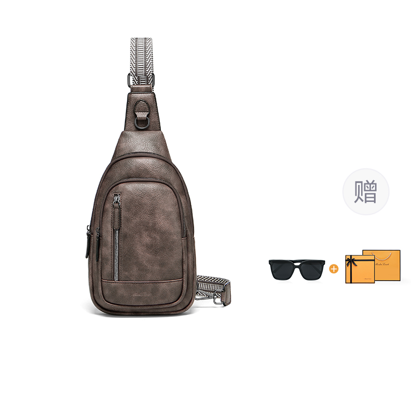 

Сумка через плечо PU мужская обычная коричневая/кофейная/черная MashaLanti