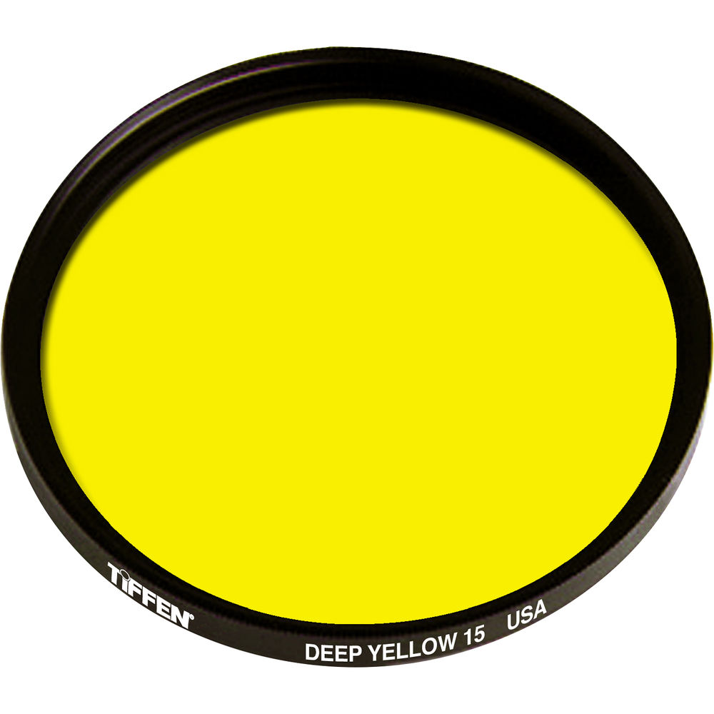 

Фильтр Tiffen 86M (Medium Thread) Deep Yellow #15 Glass Filter 86DY15