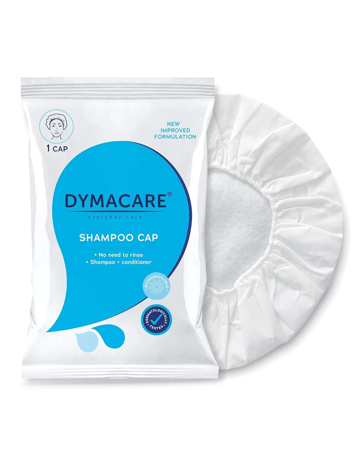 Шапочка-шампунь DYMACARE для мытья волос без воды Dymacare — фото 2