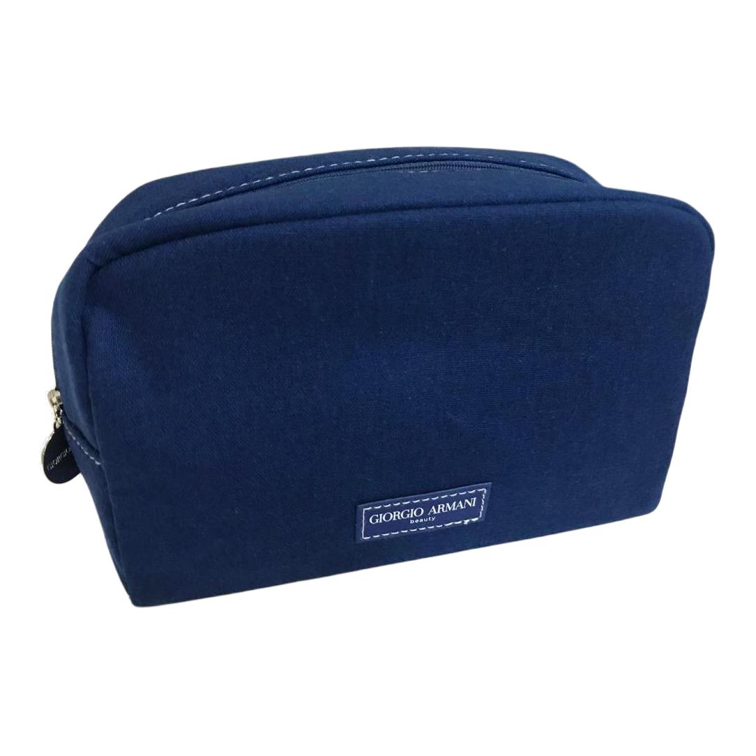

GIORGIO ARMANI Синий прямоугольный косметичка canvas для хранения
