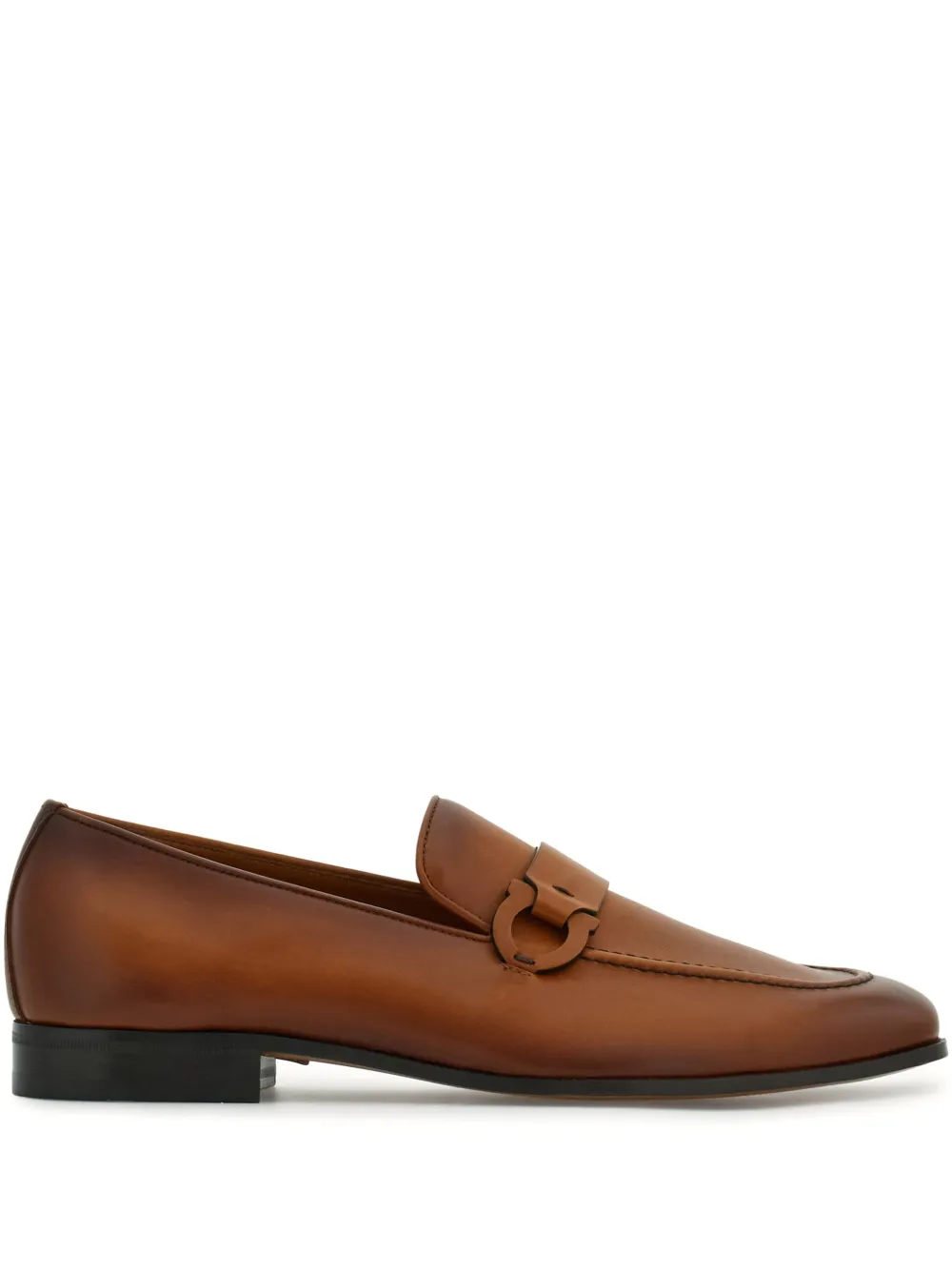 

Лоферы с логотипом Ferragamo, коричневый