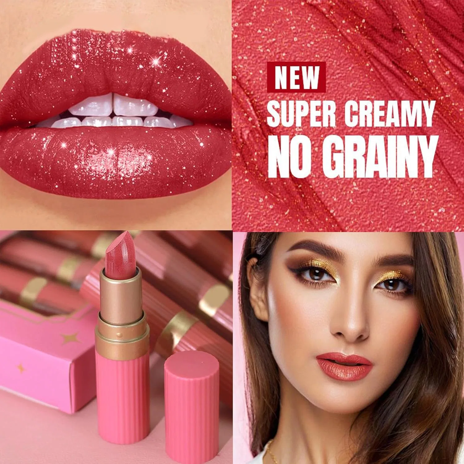 Набор мини-помад 6 цветов увлажняющий тинт бальзам для губ Moisturizing Makeup — фото 3