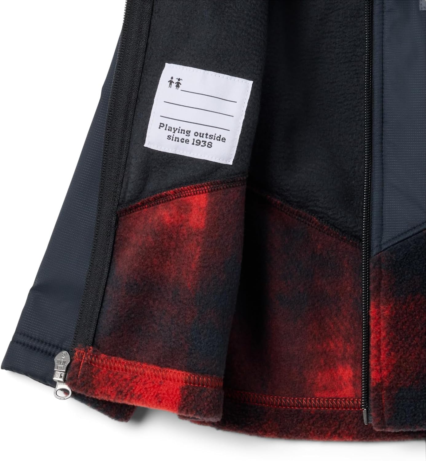Толстовка Columbia Unisex Baby Steens Mt Ii Overlay, Sail Red Omblur Tonal/Black — фото 3