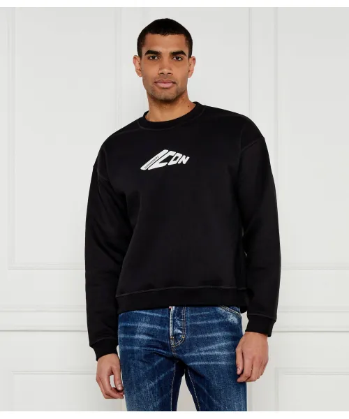 

Толстовка Relaxed fit Dsquared2, черный