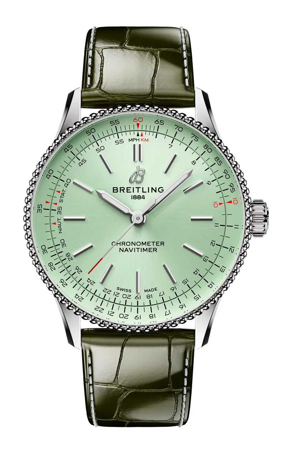 НАВИТАЙМЕР АВТОМАТИК 36 - A17327361L1P1 BREITLING, серебряный