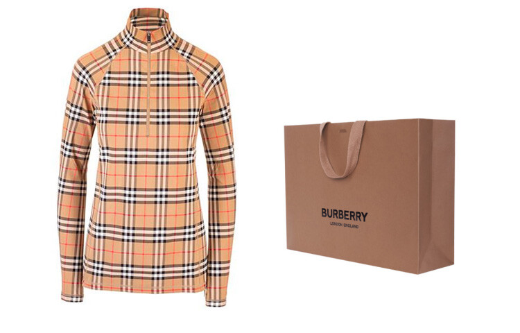 Футболка Burberry, женская, свободный крой, бежевый — фото 2