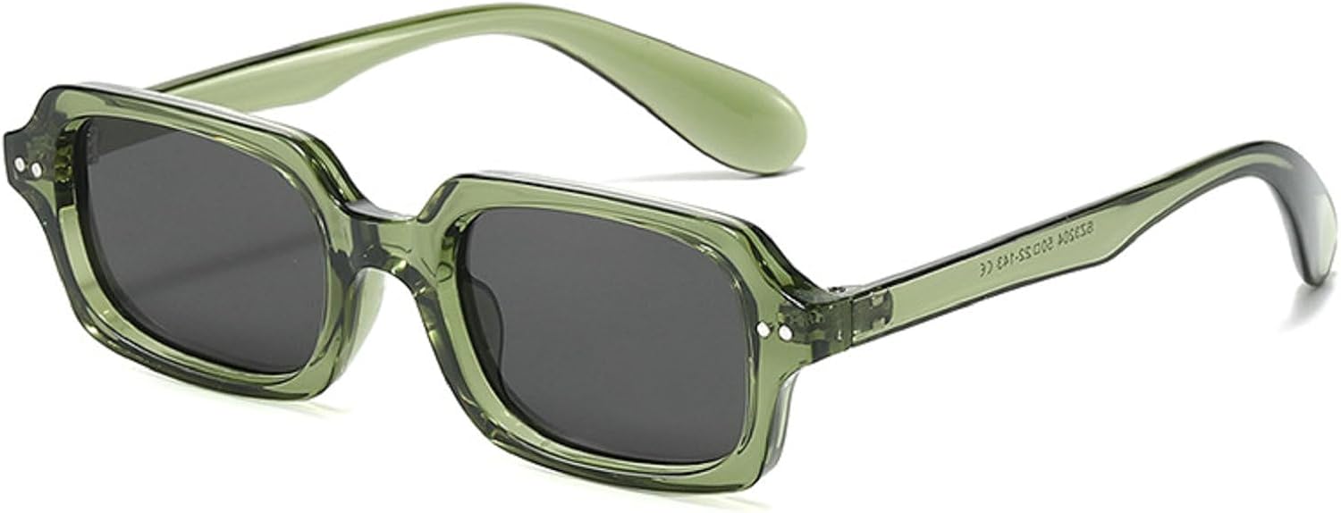 

Модные квадратные солнцезащитные очки для женщин в стиле ретро, ​​голубые, с защитой от УФ-излучения UV400, для мужчин, градиентные солнцезащитные очки для активного отдыха, модель 3204 Melrose, Green