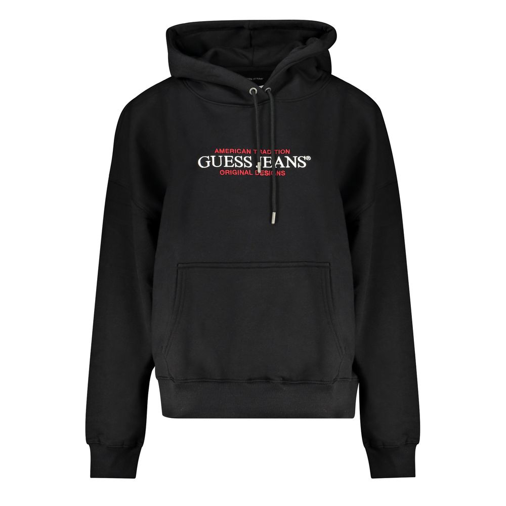 

Черный хлопковый женский свитер Guess Shoes