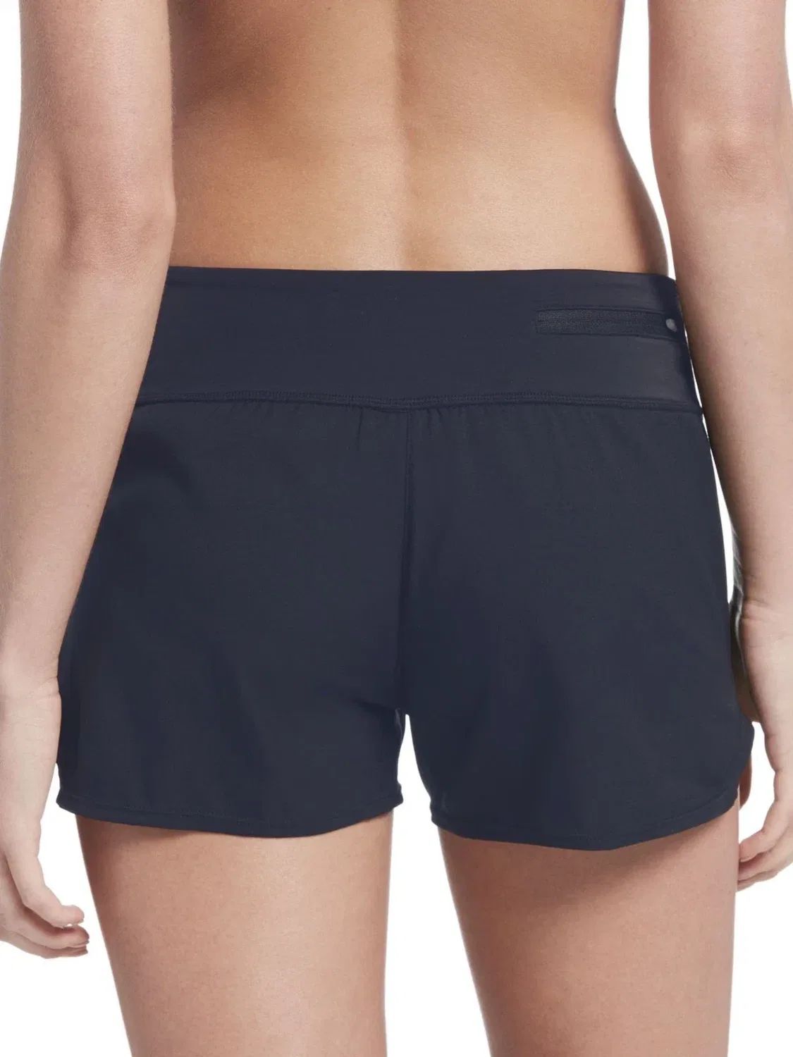 Женские шорты для плавания Nike Solid Element, синие, эластичные, с высокой талией, модель DSGL1018, Blue — фото 2