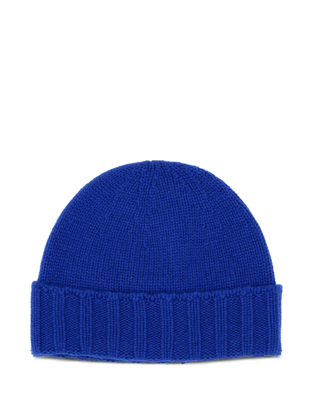 

Кашемировая шапка-бини в рубчик Drumohr, синий