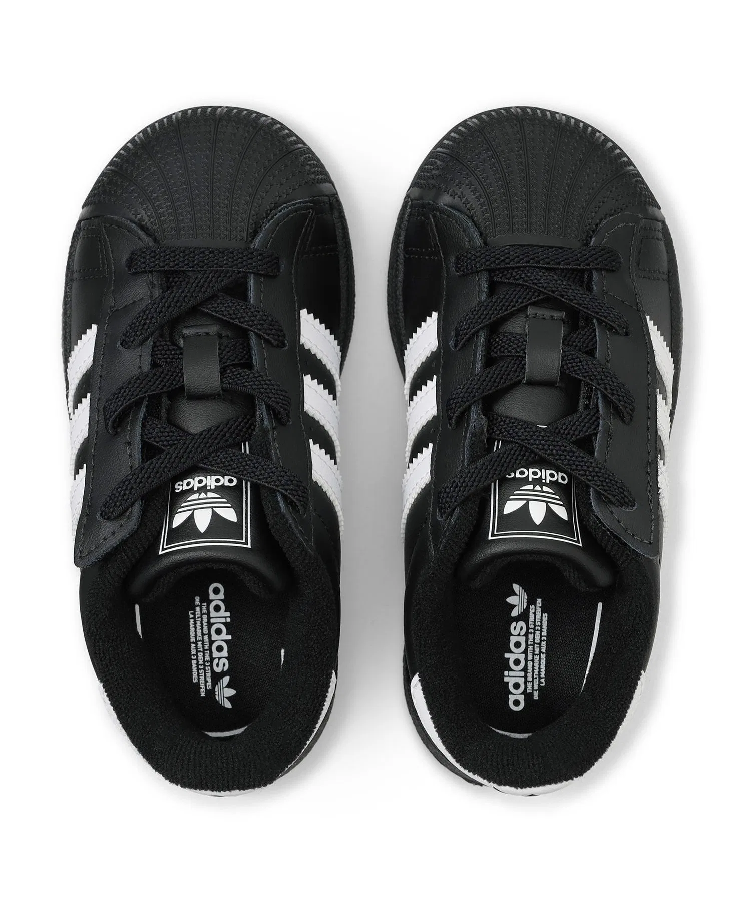 Детские кроссовки adidas Superstar II CF EL I IH6403 чёрные — фото 4
