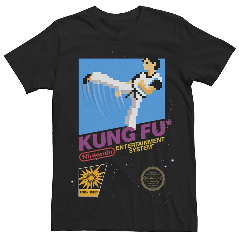 

Мужская футболка NES Kung Fu Licensed Character, черный