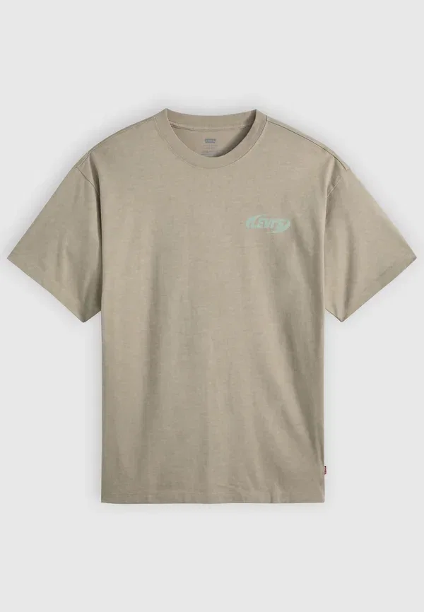 Футболка с принтом Levi'S Vintage fit tee, цвет индиго ночь 2 призрачно-серый — фото 4