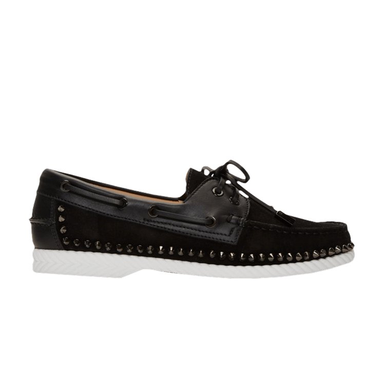 

Кроссовки Christian Louboutin Steckel Flat Crosta Wax 'Black Gun', черный