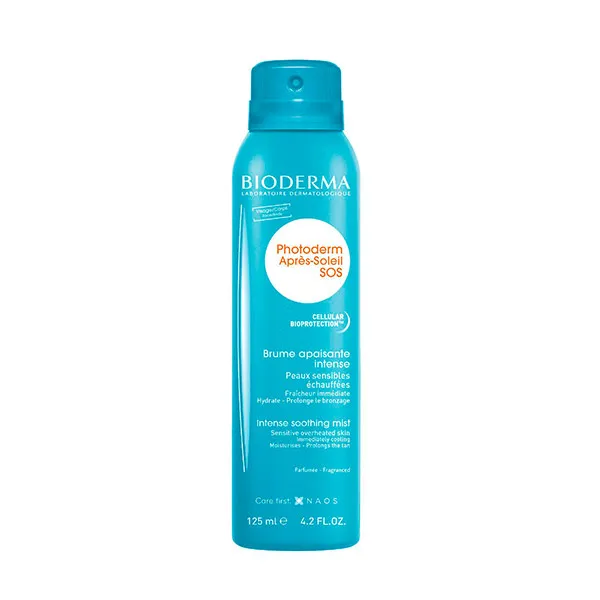 

Успокаивающий и увлажняющий туман Photoderm After Sun Sos Spray Bioderma, 125 ml