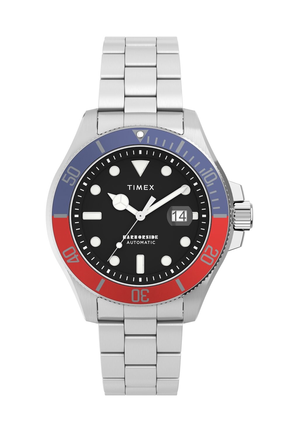 

Часы Harborside Coast Timex, цвет stainless steel