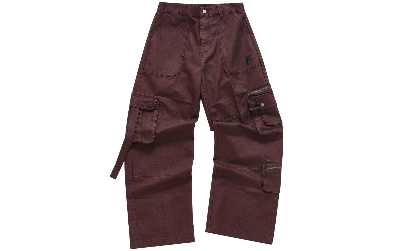 

WORKWEAR Повседневные брюки Женские Red Maple Brown FILA FUSION
