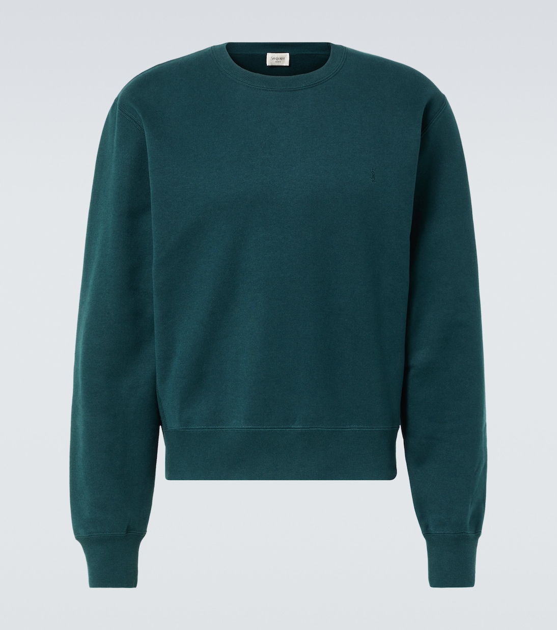 

Кассандр хлопковый флисовый свитшот Saint Laurent, Canard