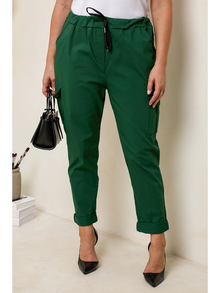 

Брюки-карго Curvy Lady Cargohose, зеленый