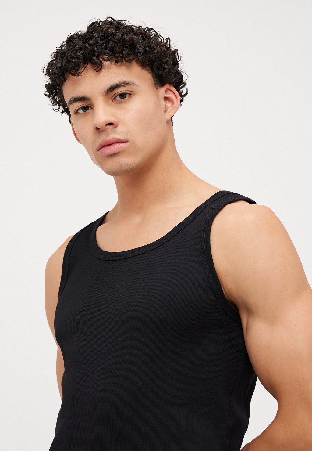 Нижняя футболка TOP 2 PACK Adidas Originals, черный — фото 4