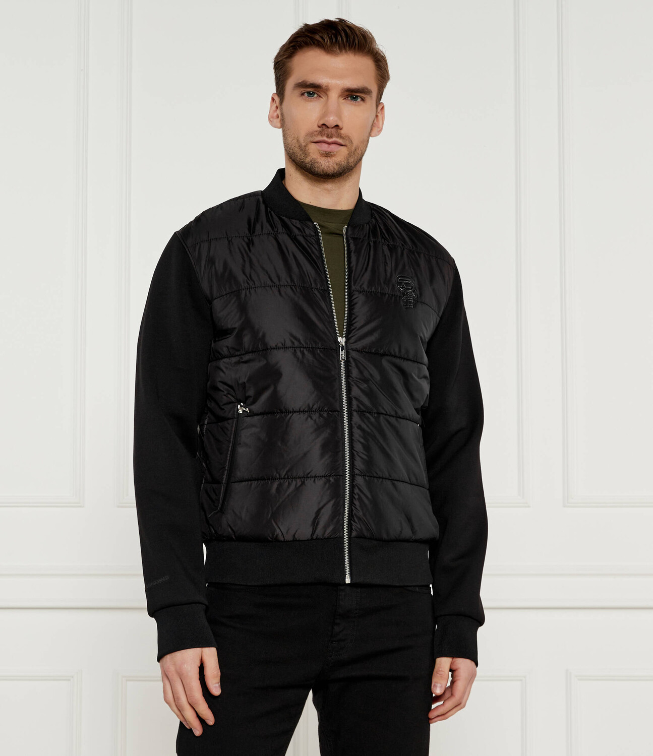 

Куртка Karl Lagerfeld Regular Fit, черный