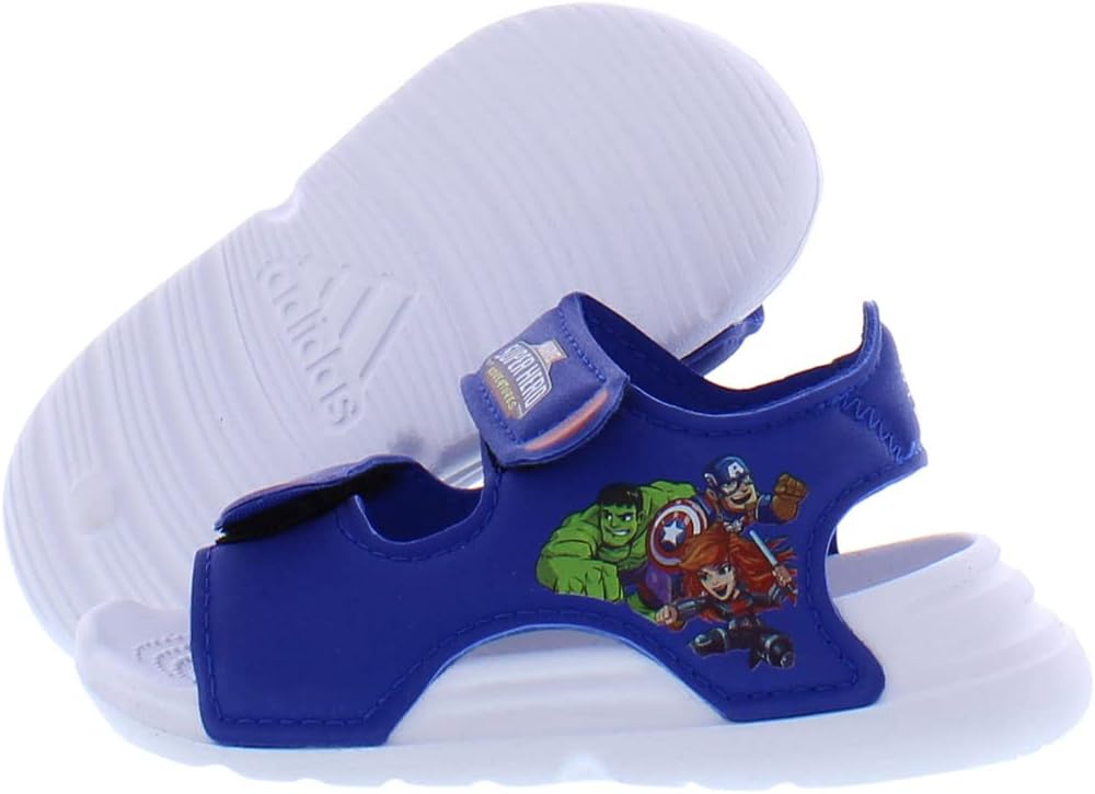 

Шлепанцы Adidas Adilette Comfort для мальчиков, белый/синий