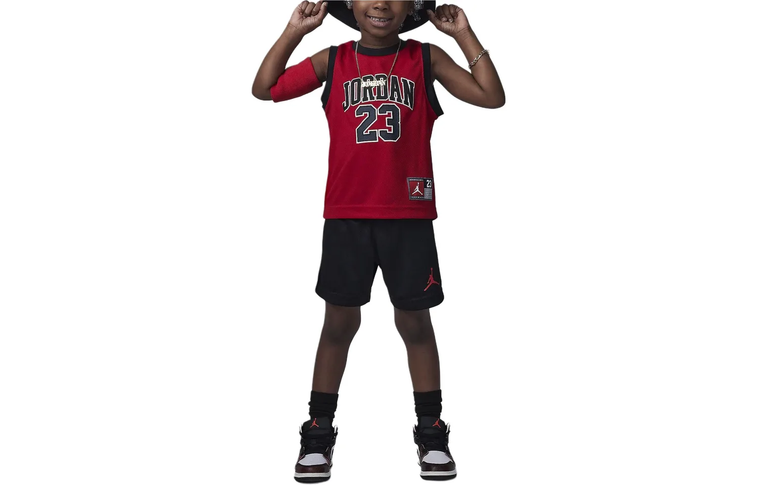 Детский комплект 23 JERSEY для малышей Jordan, Red+Black