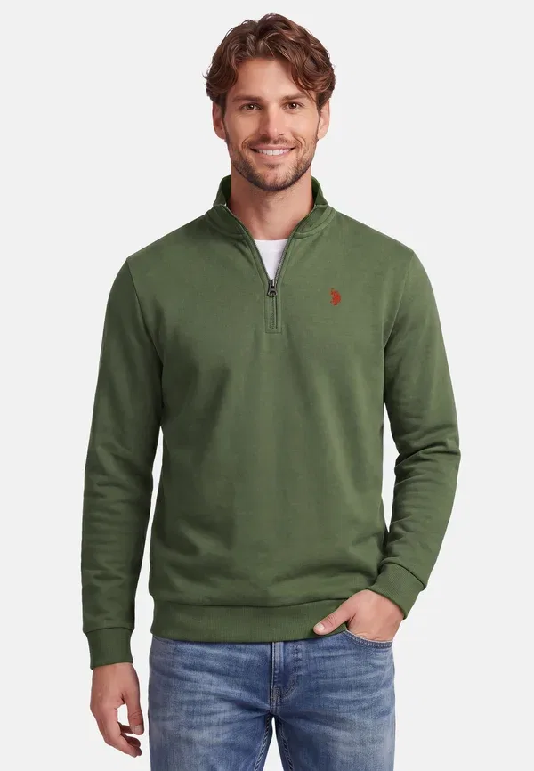 Толстовка Usniico U.S. Polo Assn., оливковый