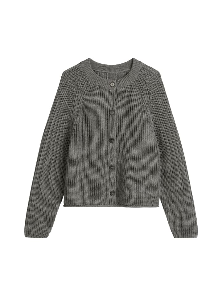 

Marc O'Polo Укороченный кардиган оверсайз на молнии, цвет «Теплый гранитный меланж»